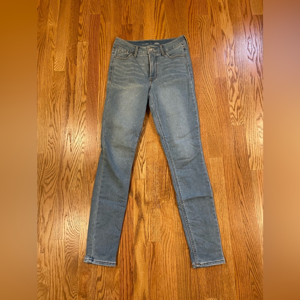 Old Navy Super Skinny Rockstar High Rise 4 Tall Built In Warm
